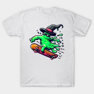 Kawaii skate slime wizard T-Shirt